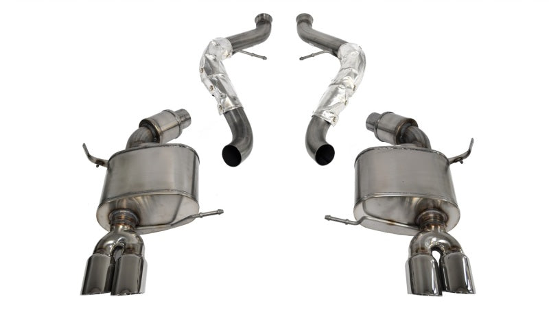 Corsa 2008-2012 BMW M3 E90 Polished Sport Cat-Back Exhaust - Graveyard Performance