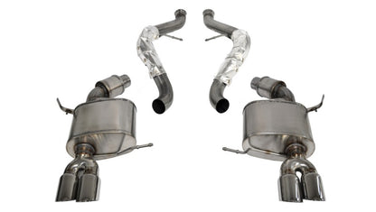 Corsa 2008-2012 BMW M3 E90 Polished Sport Cat-Back Exhaust - Graveyard Performance