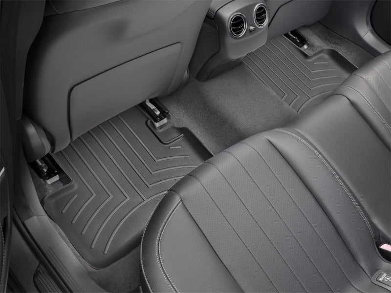 WeatherTech 2020+ Audi A5/S5 Rear (2nd Row) FloorLiners - Black (COUPE ONLY) - Graveyard Performance