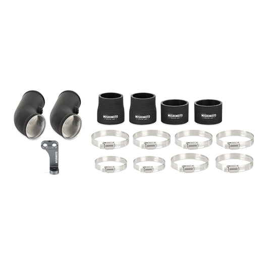 Mishimoto 12-16 BMW F10 M5 Intercooler Pipe Kit Micro Wrinkle Black - Graveyard Performance