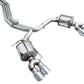 AWE Tuning 19-23 Audi C8 S6/S7 2.9T V6 AWD Touring Edition Exhaust - Chrome Silver Tips
