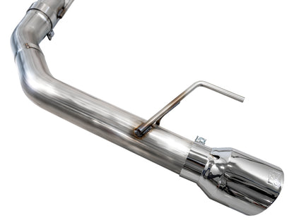 AWE 2024 Ford Mustang GT Fastback S650 RWD Track Edition Catback Exhaust w/ Dual Chrome Silver Tips - Graveyard Performance