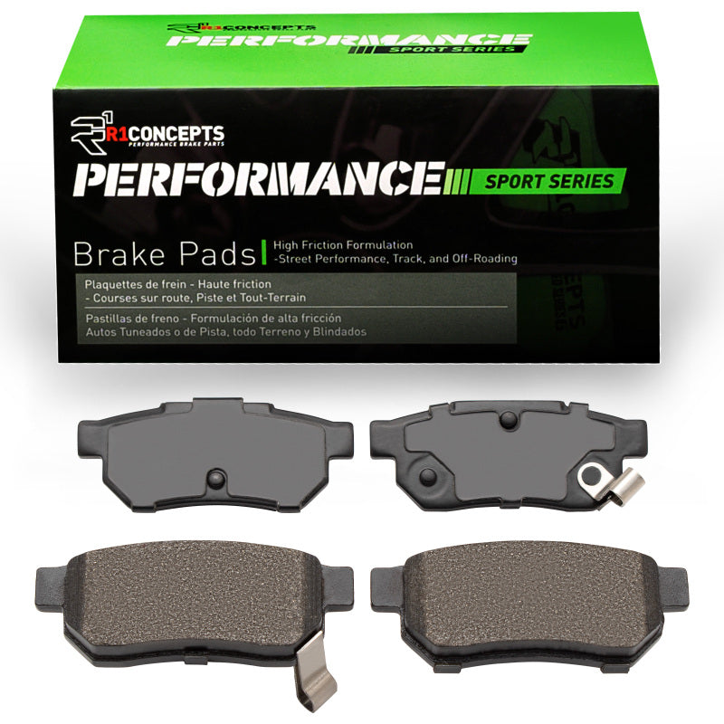 R1 85-14 Honda Civic Del Sol Rear Performance Sport Brake Pads