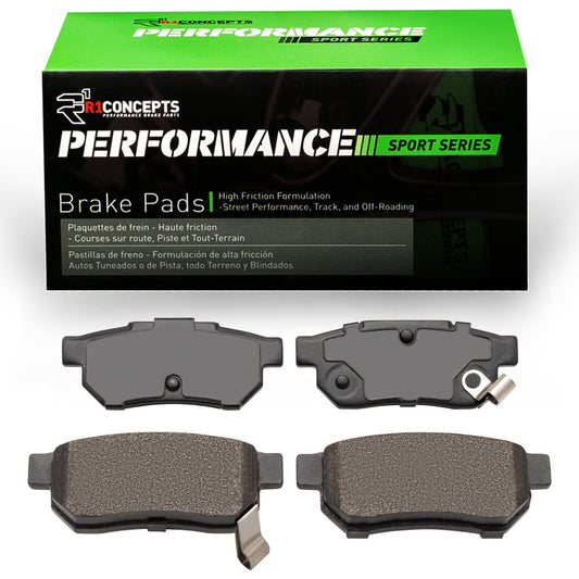 R1 85-14 Honda Civic Del Sol Rear Performance Sport Brake Pads