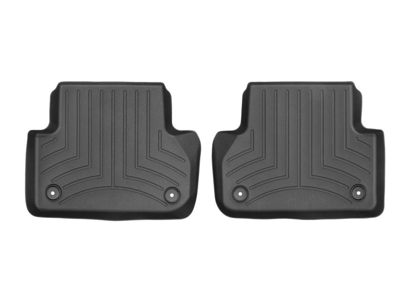 WeatherTech 2017+ Audi A4 Sedan Rear FloorLiner - Black - Graveyard Performance
