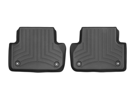 WeatherTech 2017+ Audi A4 Sedan Rear FloorLiner - Black - Graveyard Performance