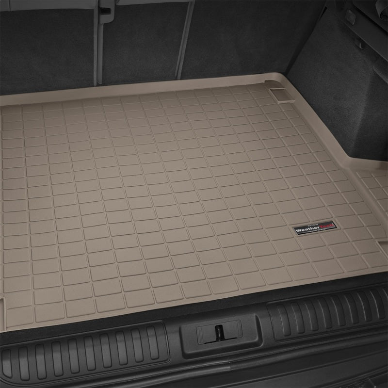 WeatherTech 20-23 Ford Explorer Incl. ST/Hybrid Seatback Cargo Liners HP - Tan - Graveyard Performance