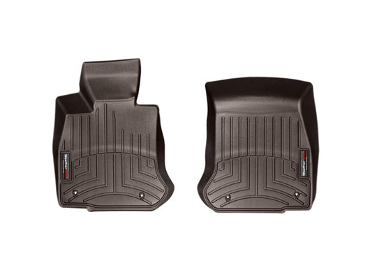 WeatherTech 2012-2015 BMW 6-Series Front FloorLiner - Cocoa - Graveyard Performance