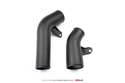 AMS Performance 2009+ Nissan GTR R35 OMEGA Turbo Kit 3in Lower Intercooler Pipes (OMEGA 11) - Graveyard Performance