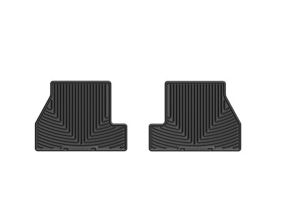 WeatherTech 12+ Ford Focus Rear Rubber Mats - Black - Graveyard Performance