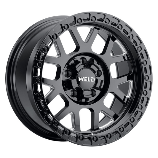 Weld Cinch 20x9 / 5x127 / 5 BS / 87.1 HB - Gloss Black Milled - Non-BL Wheel - Graveyard Performance