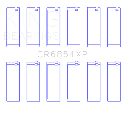 King Engine Bearings BMW 95 M3 S50830 (Size STD) Performance Rod Bearing Set - Graveyard Performance
