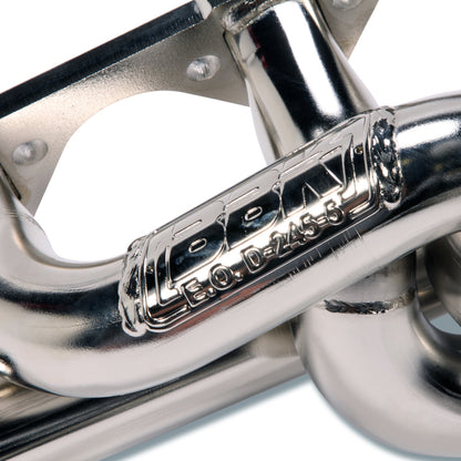 BBK 86-93 Mustang 5.0 Shorty Tuned Length Exhaust Headers - 1-5/8 Titanium Ceramic - Graveyard Performance