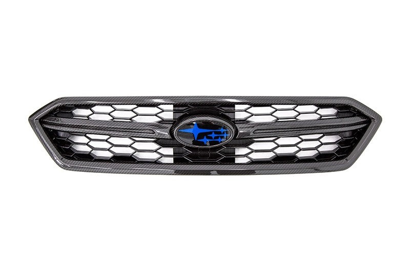 OLM LE Dry Carbon Fiber Grille Garnish (Outer) - 2018-2021 Subaru WRX / STI - Graveyard Performance