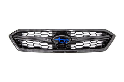 OLM LE Dry Carbon Fiber Grille Garnish (Outer) - 2018-2021 Subaru WRX / STI - Graveyard Performance