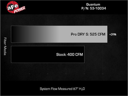 aFe 15-20 Ford F-150 Quantum Cold Air Intake System w/ Pro Dry S Filter - Graveyard Performance