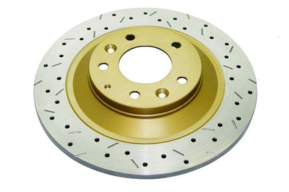 DBA 05+ Mazda MazdaSpeed6 / 05+ MX6 Rear Drilled & Slotted 4000 Series Rotor - Graveyard Performance