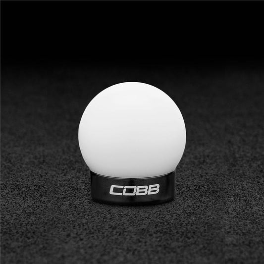 Cobb Ford Mustang Shift Knob White with Black Base