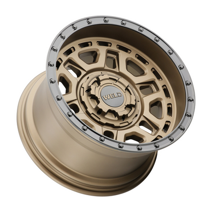Weld Off-Road Crux 20x10in / 5x127 BP / ET -18 / 87.1mm Bore - Silver Machined Wheel - Graveyard Performance