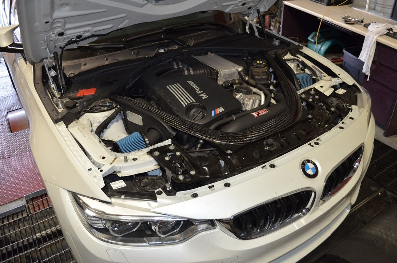 Injen 2015 M3/M4 3.0L Twin Turbo Wrinkle Black Short Ram 2pc. Intake System w/ MR Technology - Graveyard Performance