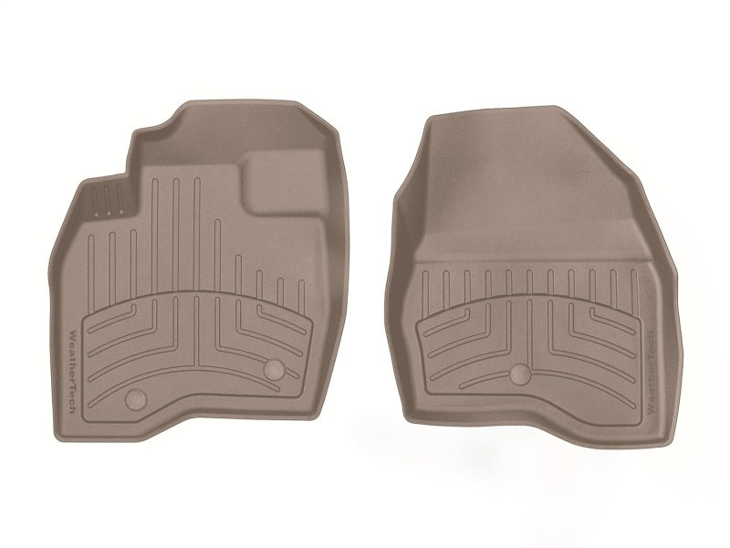 WeatherTech 2017+ Ford Explorer Front FloorLiner HP - Tan - Graveyard Performance