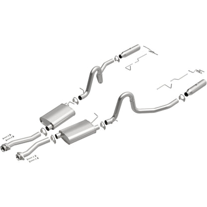 BRExhaust 94-04 Ford Mustang Exhaust Kit - Graveyard Performance