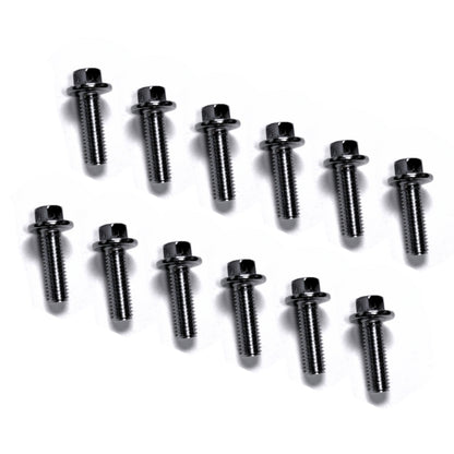 Kooks LS Engine Header Bolts and Locking Hardware Qty 12 - M8 - 1.25 x 25mm Bolts - Graveyard Performance