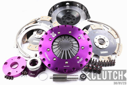 XClutch 93-95 Toyota Supra Twin Turbo 3.0L 9in Twin Solid Ceramic Clutch Kit - Graveyard Performance