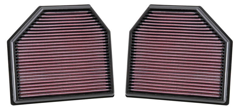 K&N Replacement Air Filter for 11-14 BMW M5/M6 4.4L V8 / 2015 M4/M3 3.0L I6  (2 per box) - Graveyard Performance