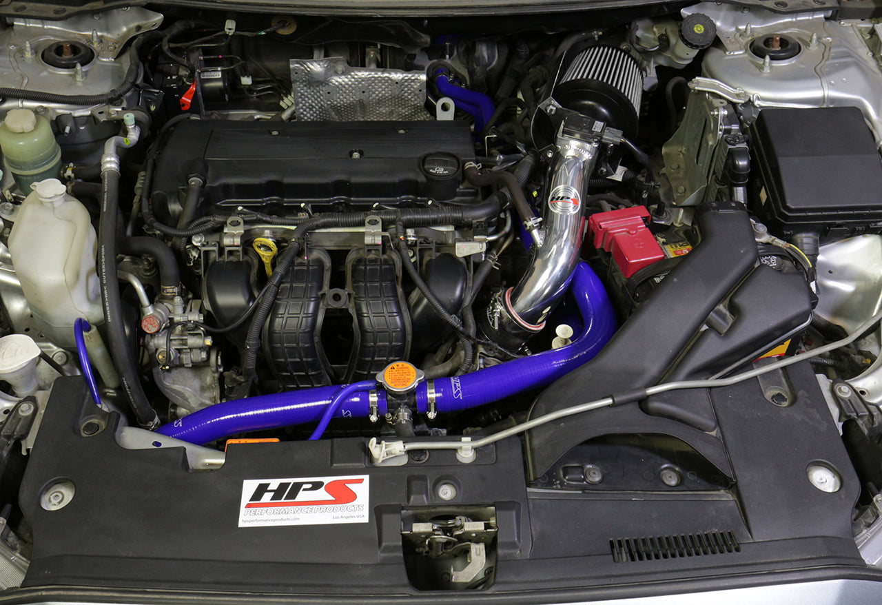 HPS Performance Air Intake Kit with Heat Shield, Black, 827-162WB