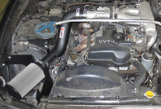 HPS Performance Air Intake Kit with Heat Shield, Black, 827-200WB