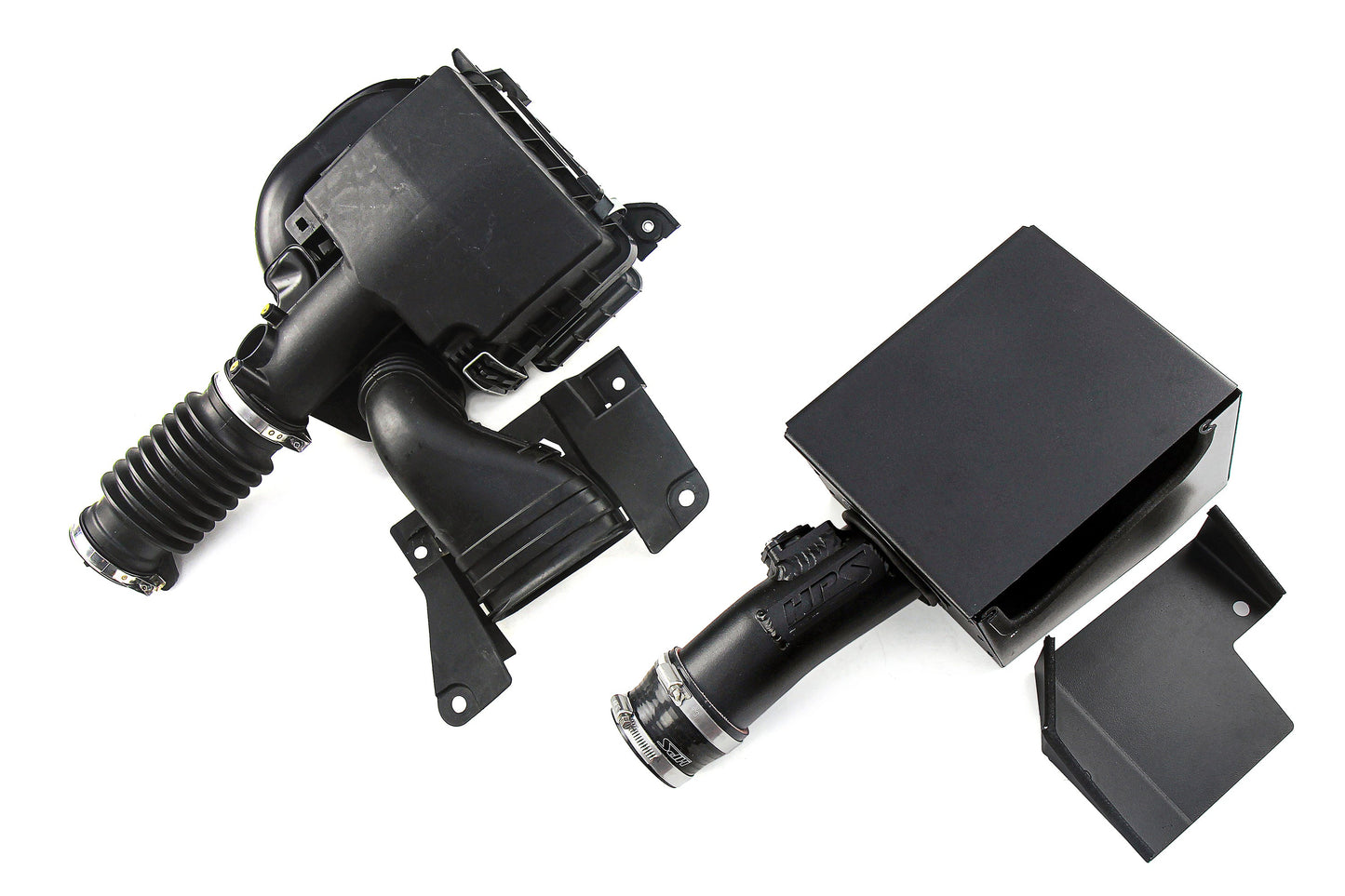 HPS Performance Air Intake Kit with Heat Shield, Black, 827-406WB