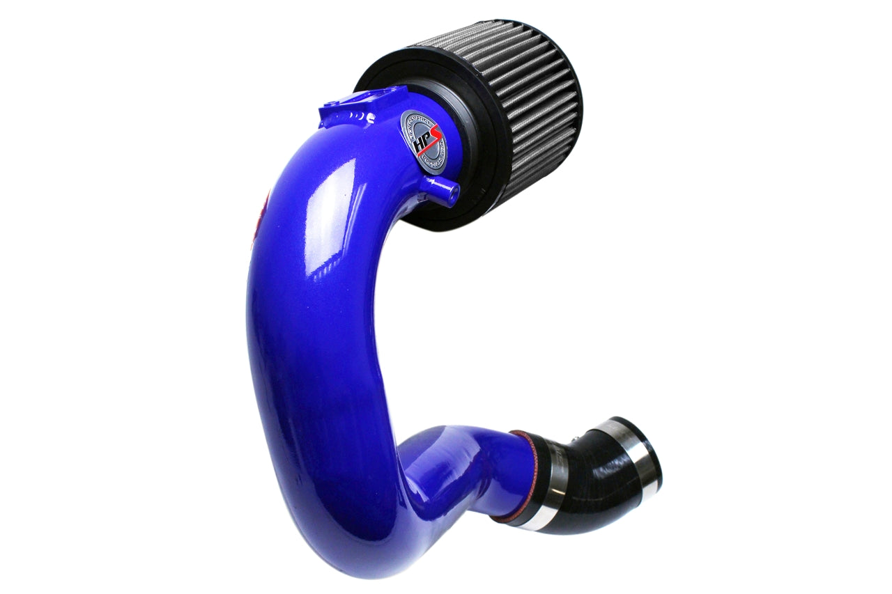 HPS Performance Air Intake Kit with Heat Shield, Blue, 827-545BL