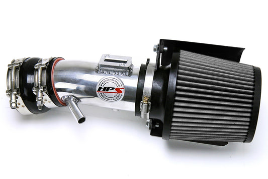 HPS Performance Air Intake Kit with Heat Shield Polished 827-572P
