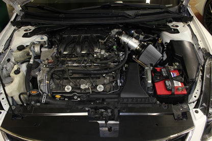 HPS Performance Air Intake Kit with Heat Shield, Red, 827-572R