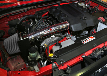HPS Performance Air Intake Kit with Heat Shield, Polished, 827-583P