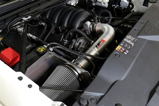 HPS Performance Air Intake Kit with Heat Shield, Blue, 827-603BL