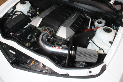 HPS Performance Air Intake Kit with Heat Shield, Red, 827-607R