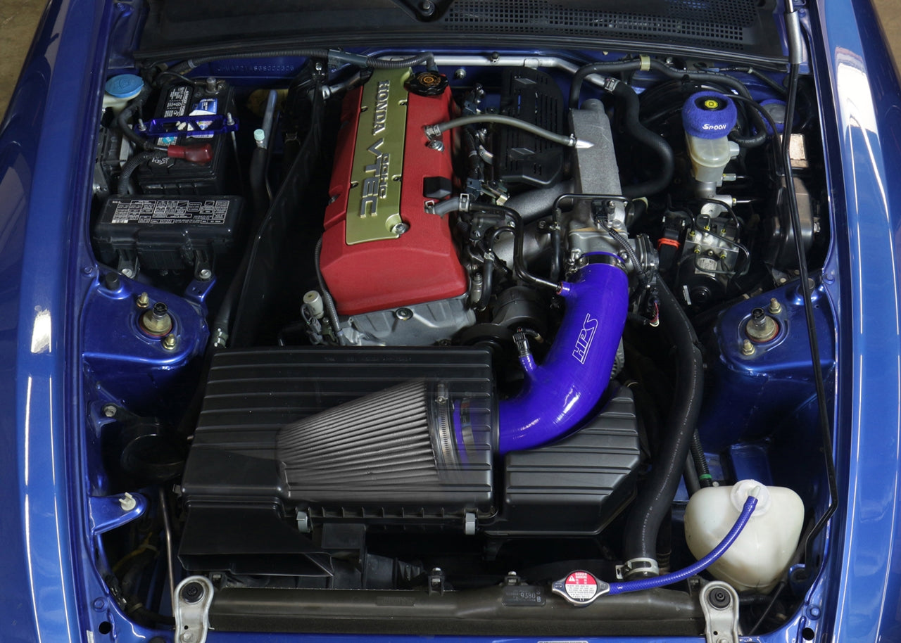 HPS Performance Silicone Air Intake Kit, Black, 827-610WB