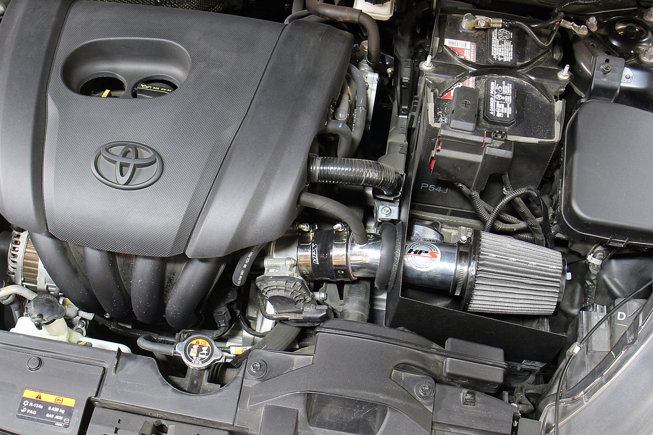 HPS Performance Air Intake Kit with Heat Shield, Black, 827-613WB