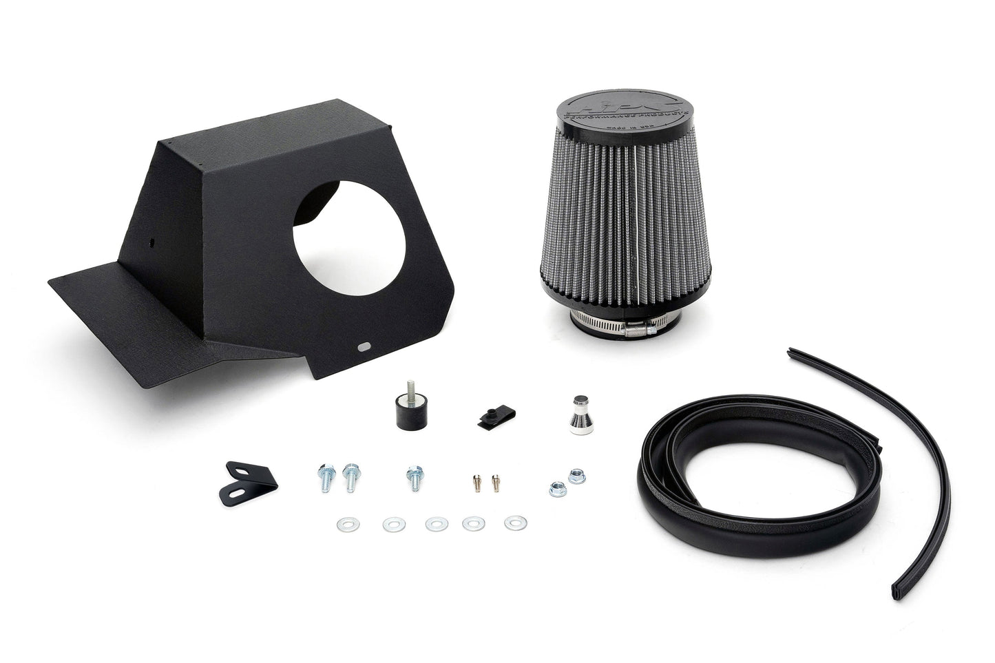 HPS Performance Air Intake Kit with Heat Shield, Black, 827-625WB