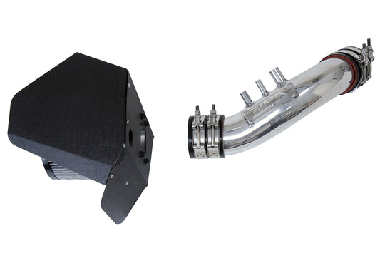 HPS Performance Air Intake Kit with Heat Shield, Polished, 827-636P