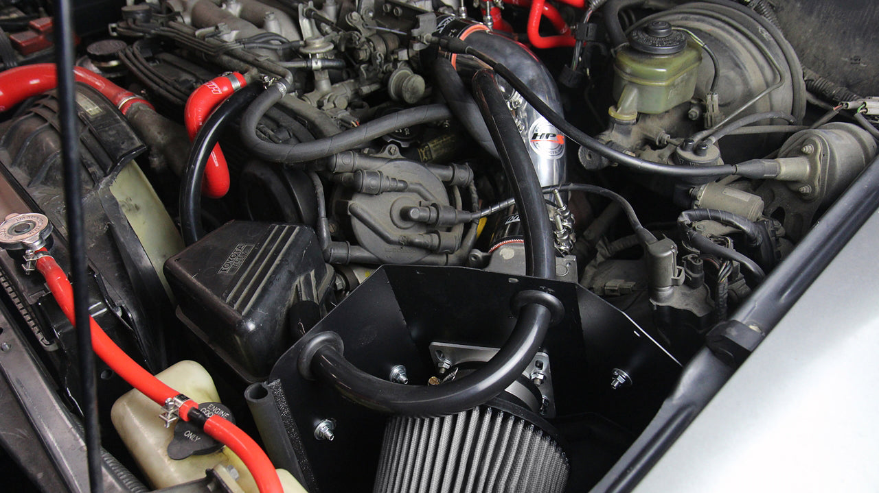 HPS Performance Air Intake Kit with Heat Shield, Polished, 827-636P