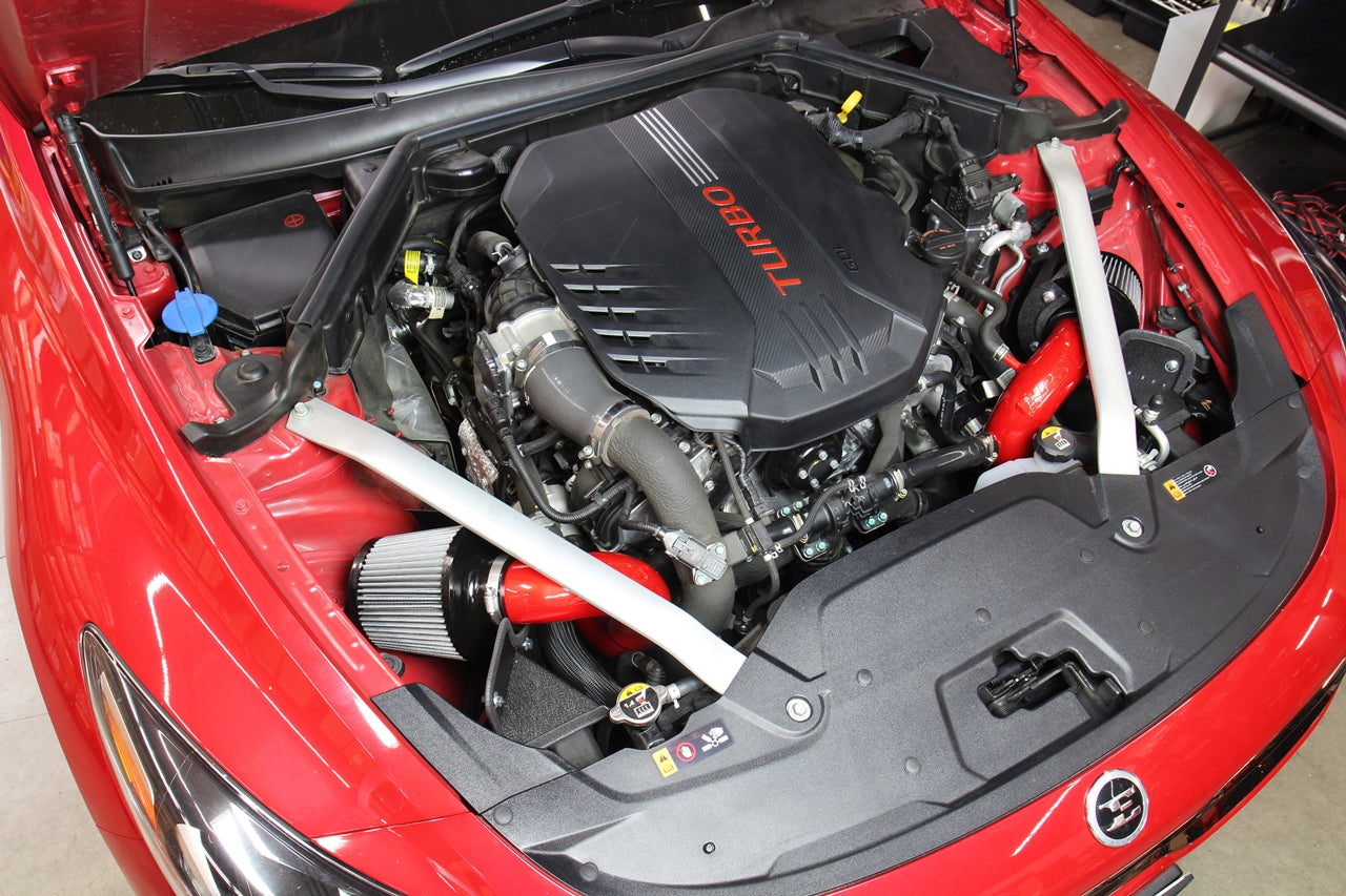 HPS Performance Air Intake Kit with Heat Shield, Blue, 827-672BL