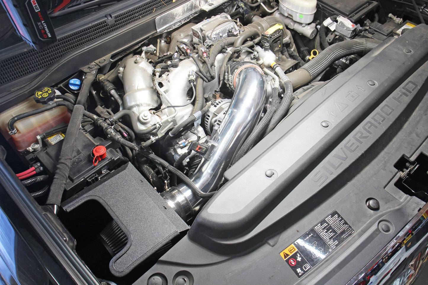 HPS Performance Air Intake Kit with Heat Shield, Black, 827-674WB