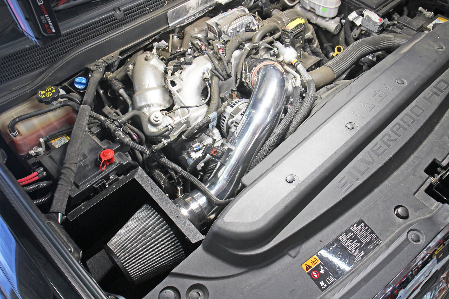 HPS Performance Air Intake Kit with Heat Shield, Black, 827-674WB