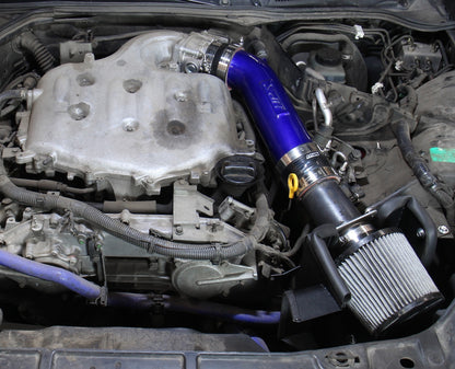 HPS Performance Air Intake Kit with Heat Shield, Black, 827-679WB