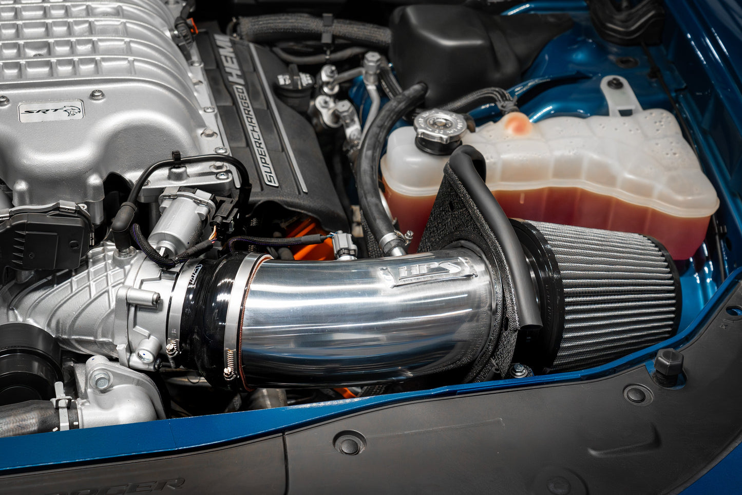 HPS Performance Air Intake Kit with Heat Shield, Black, 827-681WB