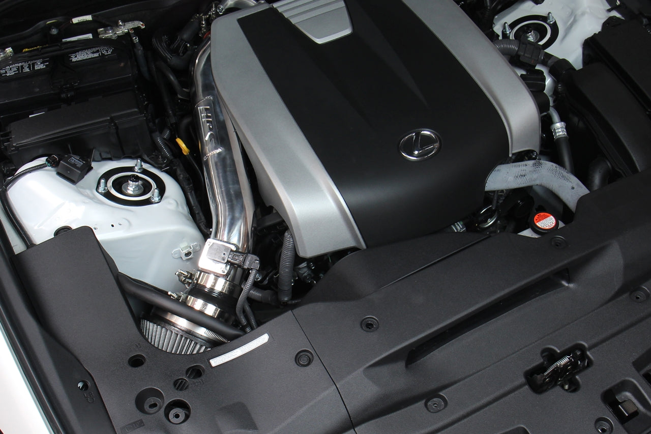 HPS Performance Air Intake Kit with Heat Shield, Polished, 827-682P