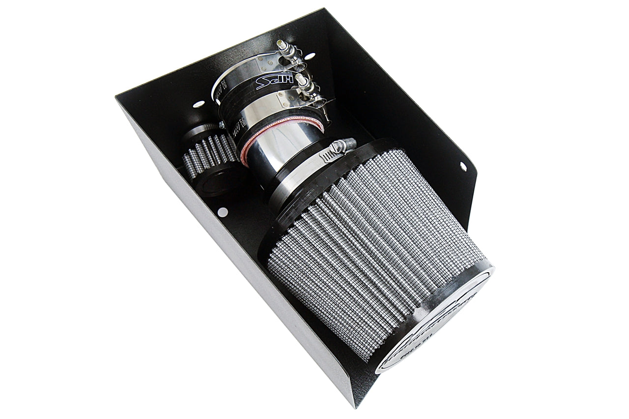 HPS Performance Air Intake Kit with Heat Shield Polished 827-685P
